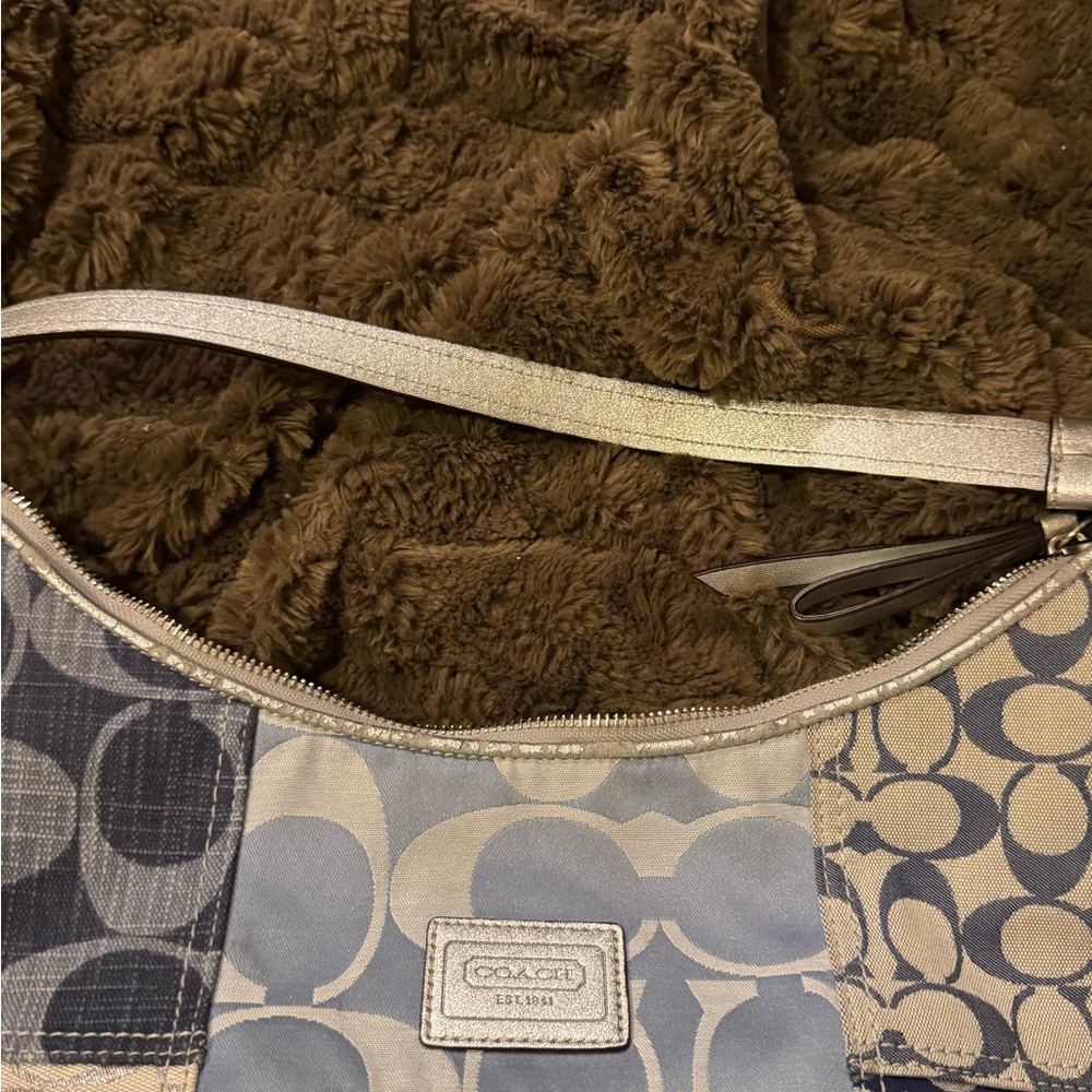 Coach Patchwork Hobo Zippy Shoulder Bag - image 2